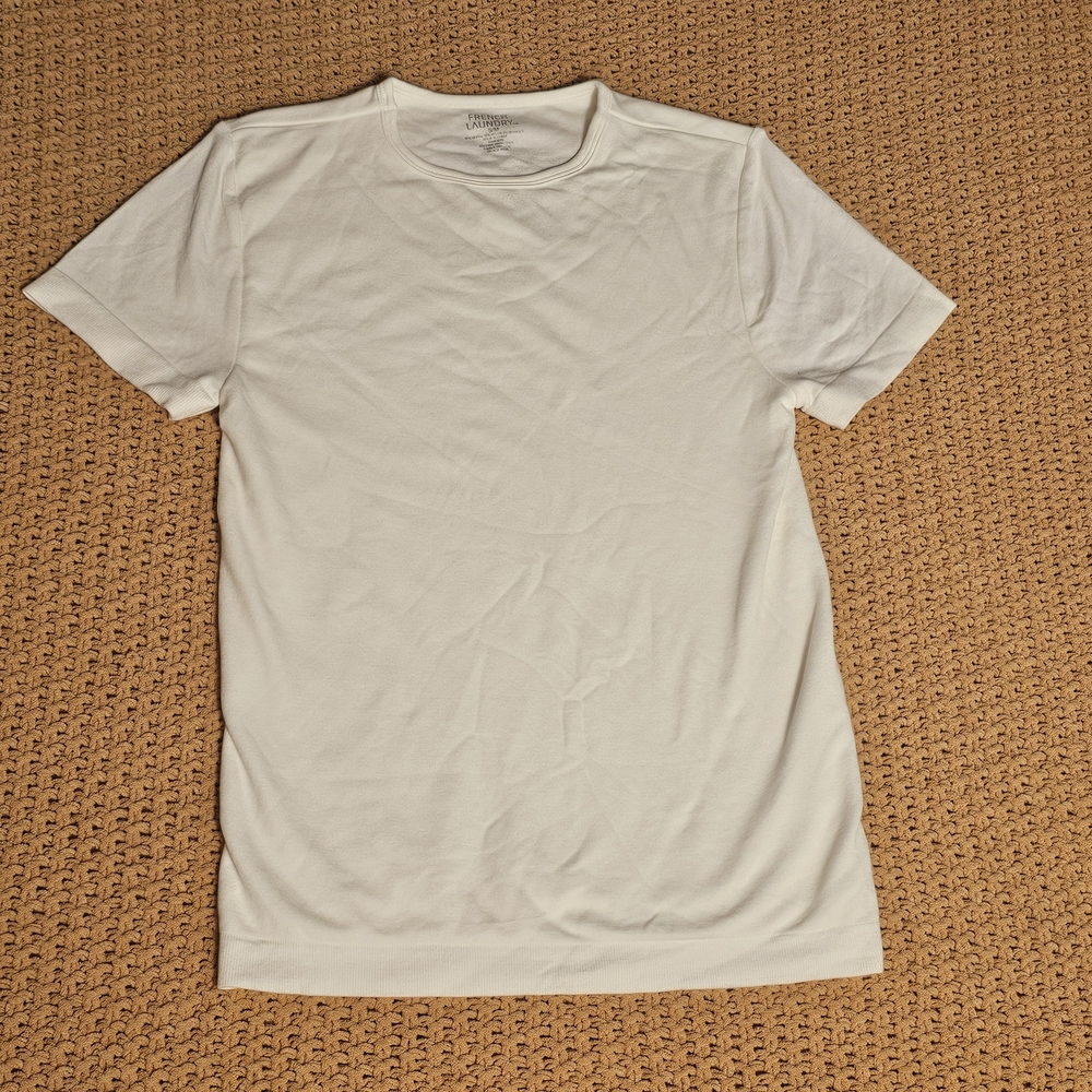 French Laundry Classic White Short Sleeve Tee